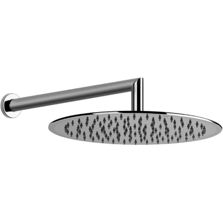 Верхний душ Gessi Emporio 47257#238 Ø300 мм, с кронштейном, цвет Mirror Steel