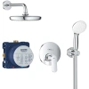 душевой комплект 210 мм grohe eurosmart cosmopolitan 25219001