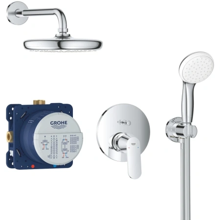 душевой комплект 210 мм grohe eurosmart cosmopolitan 25219001