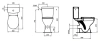 унитаз компакт ideal standard simplicity e883201