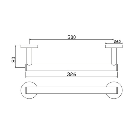 полотенцедержатель jaquar continental acn-chr-1101n