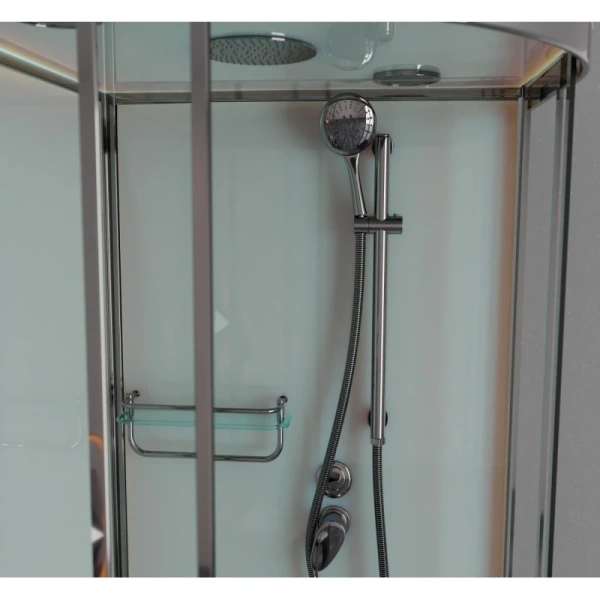душевая кабина 90x90x220 см frank f409/2 brilliant 183009 прозрачное