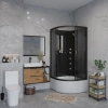 душевая кабина niagara classic 90x90 ng-6508-14bkg с гидромассажем
