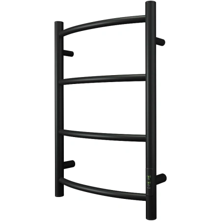 полотенцесушитель point афина п4 pn04846b электрический, диммер справа, 40x60 см, черный