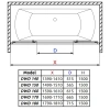 шторка для ванны radaway vesta dwd 180 фабрик