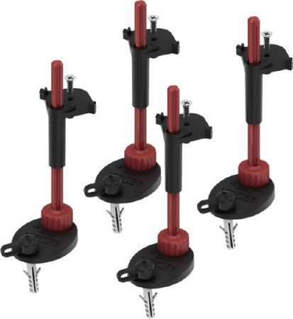 комплект точечного трапа tece drainpoint 110 kdp-s110 с сифоном dn 50, с декоративной решеткой