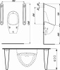 перегородка для писсуара laufen rion 847600