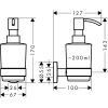 дозатор 200 мл hansgrohe logis universal 41714000