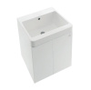 Тумба с раковиной для стирки GEROMIN Round RA65 600х500