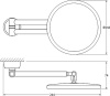 косметическое зеркало fbs vizovice viz 020