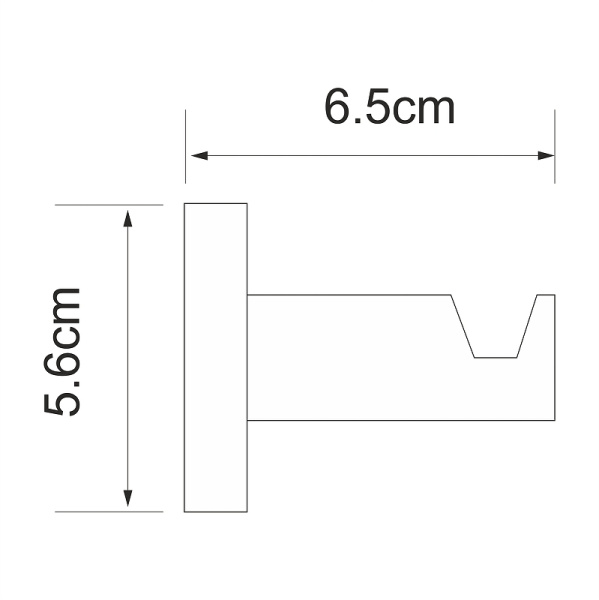 Крючок WasserKRAFT Isen K-4023 цвет хром