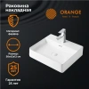 раковина накладная orange 42 b04-500w белая