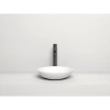 накладная раковина в ванную salini callista 105 1101205sg/sm, 37 x 37 см, из материала solix, глянцевая или матовая, белая