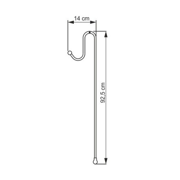 Полка корзина WasserKRAFT K-141133 цвет хром