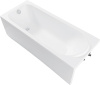 акриловая ванна aquanet nord 170x70 00242400 с каркасом, цвет белый.