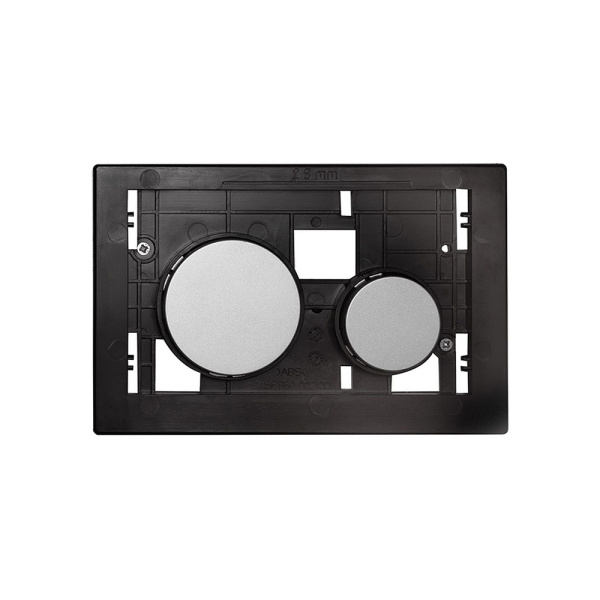 кнопка для инсталяции tece teceloop modular 9240665 для унитаза, без лицевой панели, клавиши хром матовый
