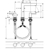 смеситель для раковины с донным клапаном hansgrohe finoris 76034700