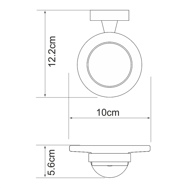 Мыльница WasserKRAFT Isen K-4029 цвет хром