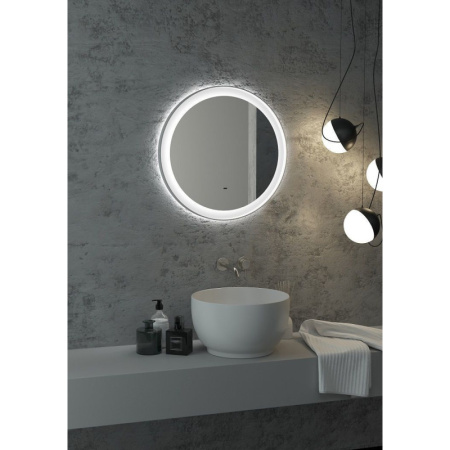 Зеркало 60х60 см Art&Max Napoli AM-Nap-600-DS-F-White