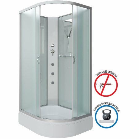 душевая кабина niagara classic 90х70 l ng-33974-14lbkg с гидромассажем