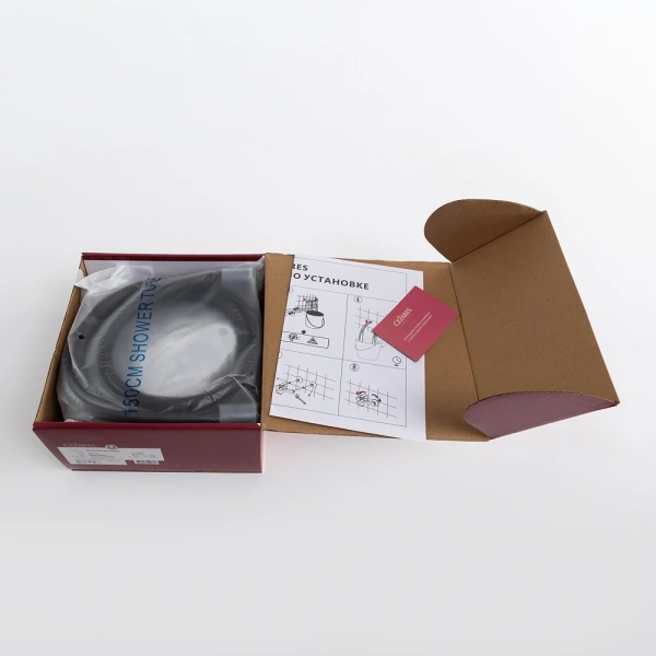 смеситель для ванны cezares stylus stylus-vd-nop с душевым гарнитуром, черный матовый