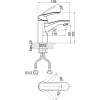 смеситель для раковины d&k rialto da1062101