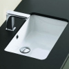 раковина встраиваемая artceram gea gel001 01;00 53х34.5 см, белая