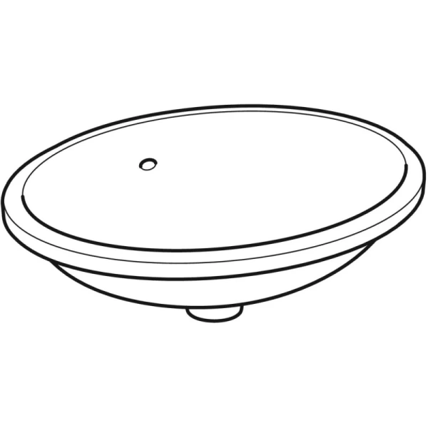 раковина встраиваемая 56 см geberit variform 500.752.01.2