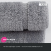 коврик для ванной комнаты iddis psql06mi12 90х60, микрофибра, серый