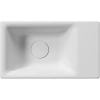 раковина gsi nubes 9636009 подвесная, 40x23 см, bianco opaco (белый матовый)
