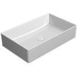 Раковина GSI Kube X 945311 накладная, 60x37 см, Bianco lucido (Белый глянец)