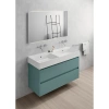 раковина gsi kube x 9425111 подвесная, 120x47 см, bianco lucido (белый глянец)