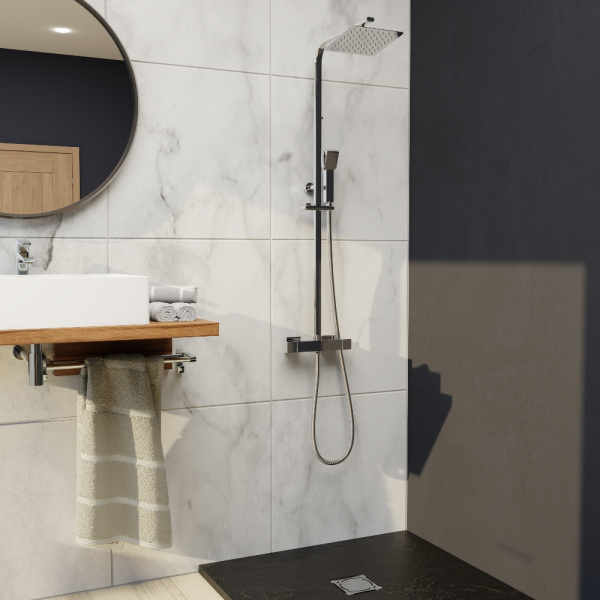 душевая система rgw shower panels sp-22 21140122-01 хром