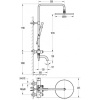 душевая система 254 cezares eco-cvd-boro