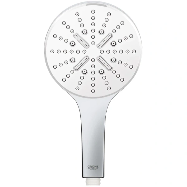 ручной душ 130 мм grohe rainshower smartactive 26544ls0