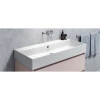 раковина gsi kube x 9423111 подвесная, 100x47 см, bianco lucido (белый глянец)