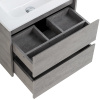 тумба под раковину belbagno kraft kraft 39-500/390-2c-so-cg, цвет серый.