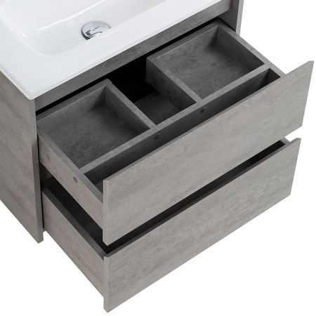 тумба под раковину belbagno kraft kraft 39-500/390-2c-so-cg, цвет серый.