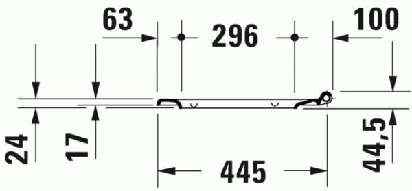 сиденье для унитаза duravit vero air 0022001 00 00