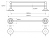 полотенцедержатель bemeta retro 144204058 хром/золото