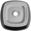 раковина накладная 40 см aquanet trend-1-mb 00273684, цвет черный матовый