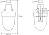 дозатор для жидкого мыла bemeta oval 118409011