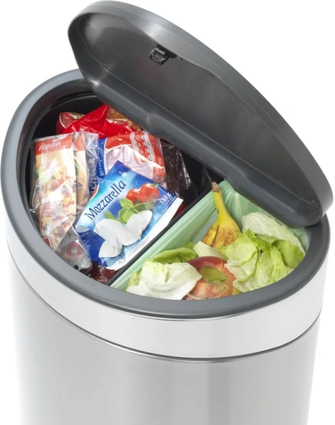 Мусорное ведро Brabantia Touch Bin New 112867 двухсекционное