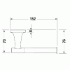 держатель туалетной бумаги duravit starck t 0099371000