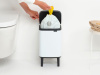 мусорное ведро brabantia bo hi 227042 4 л, белое