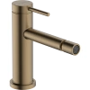 Смеситель для биде Hansgrohe Tecturis S 73201140 с донным клапаном, бронза