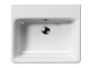 раковина gsi sand 9031111 подвесная, 60x50 см, bianco lucido (белый глянец)