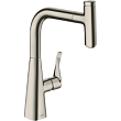 Смеситель для кухни Hansgrohe Metris Select M71 14857800, сталь
