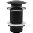 Донный клапан CeramaLux BB-006 click-clack, черный матовый