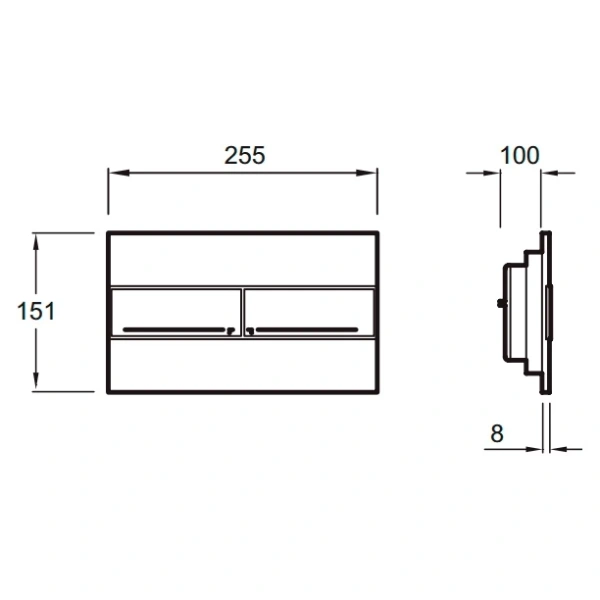 кнопка для инсталяции jacob delafon e4316-cp цвет хром